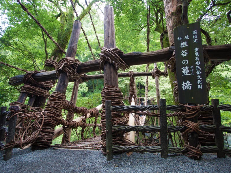 随一の名勝「かずら橋」
